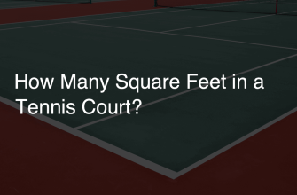 How Many Square Feet is a Tennis Court?